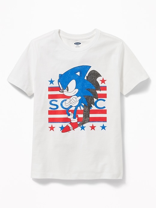 View large product image 1 of 2. Sonic the Hedgehog&#153 Americana Tee for Boys
