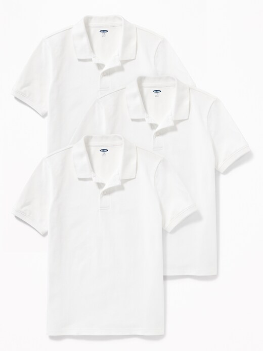 Old Navy School Uniform Polo Shirt 3-Pack For Boys. 1