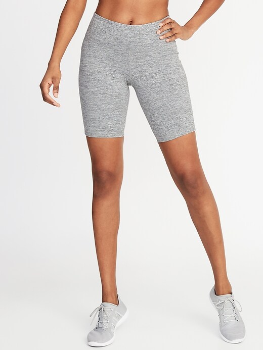 View large product image 1 of 3. Mid-Rise Compression Bermudas for Women -- 8-inch inseam