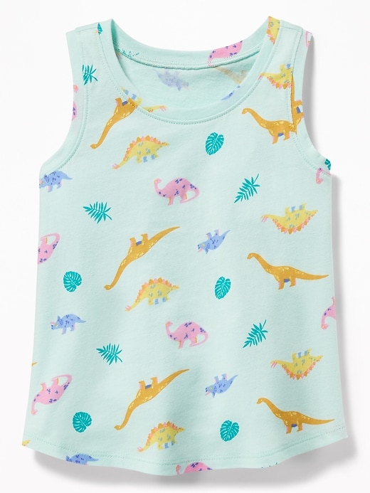 View large product image 1 of 1. Printed Jersey Tank for Toddler & Baby