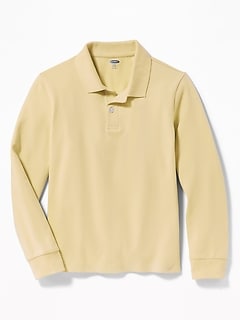 old navy long sleeve polo