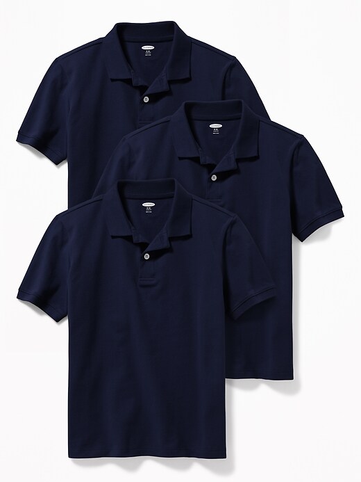 navy school polo