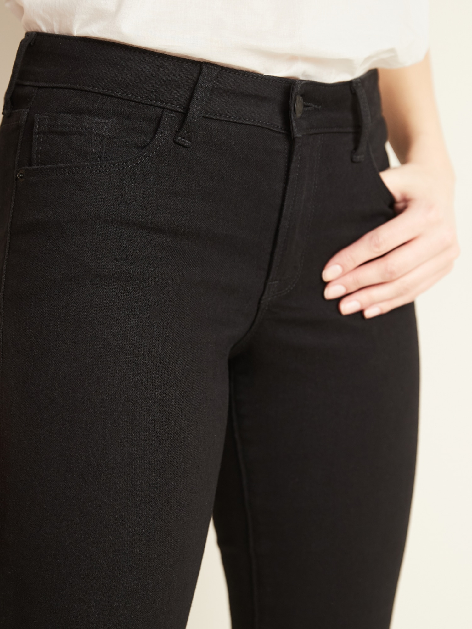 gap women's black jeans