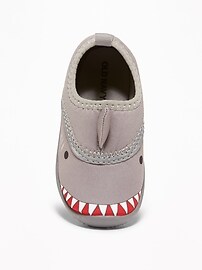 View large product image 4 of 4. Shark Critter Swim Shoes For Toddler Boys