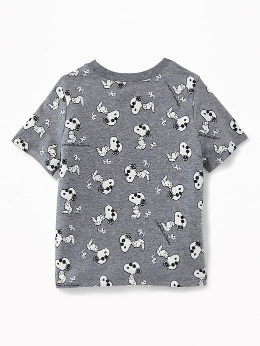 View large product image 2 of 2. Peanuts&#174 Snoopy Graphic Tee for Toddler Boys
