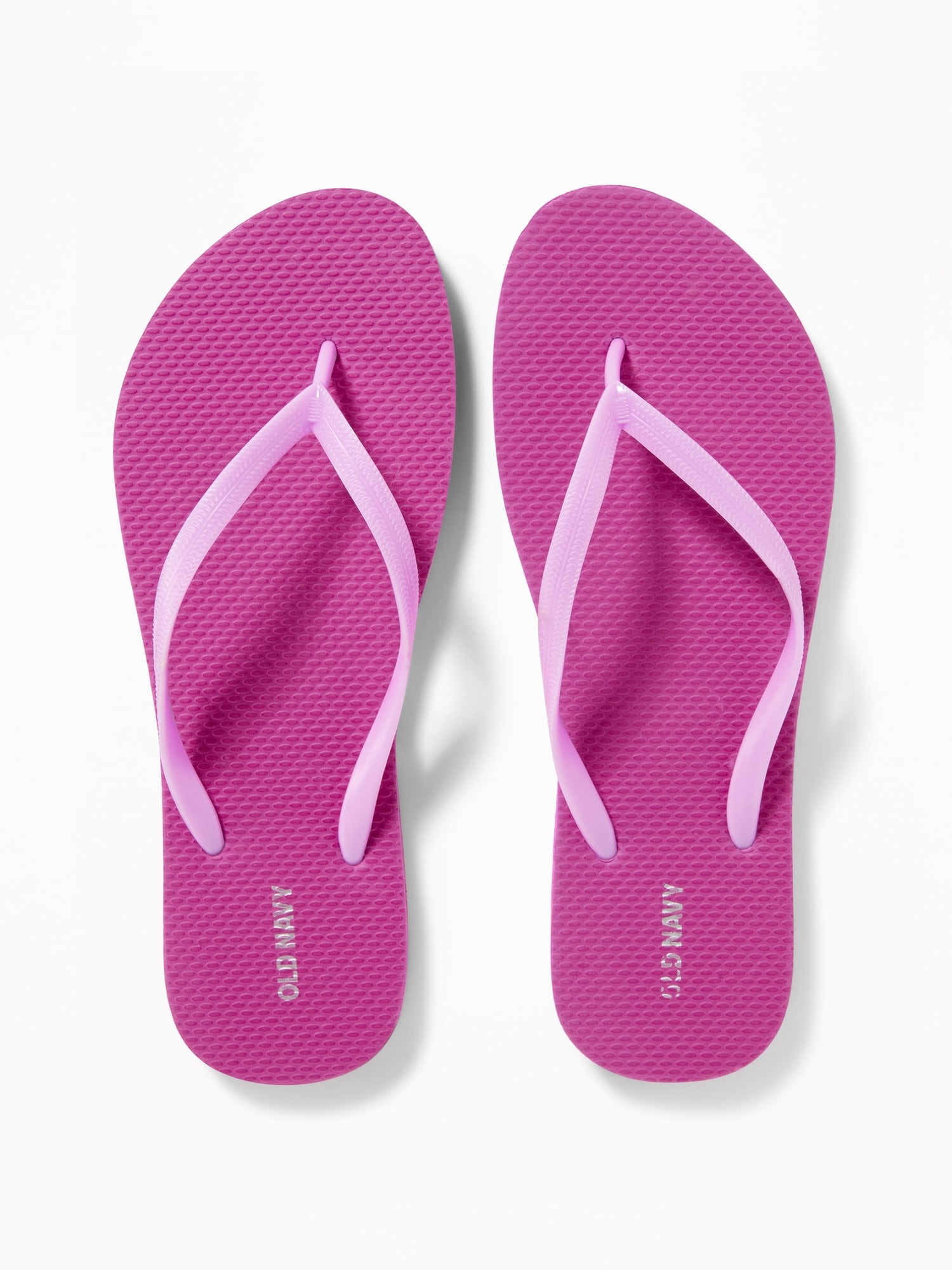 old navy purple flip flops