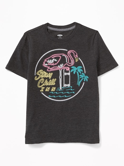 Relaxed Graphic Crew-Neck Tee For Boys | Old Navy