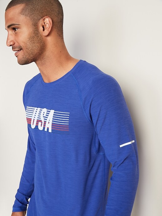 Image number 5 showing, Ultra-Soft Breathe ON Built-In Flex Graphic Tee