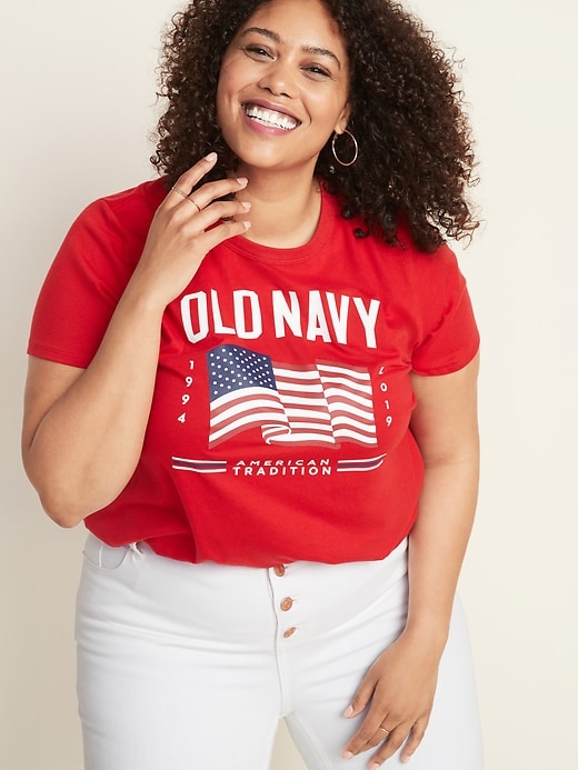 EveryWear Plus-Size Flag-Graphic Tee | Old Navy