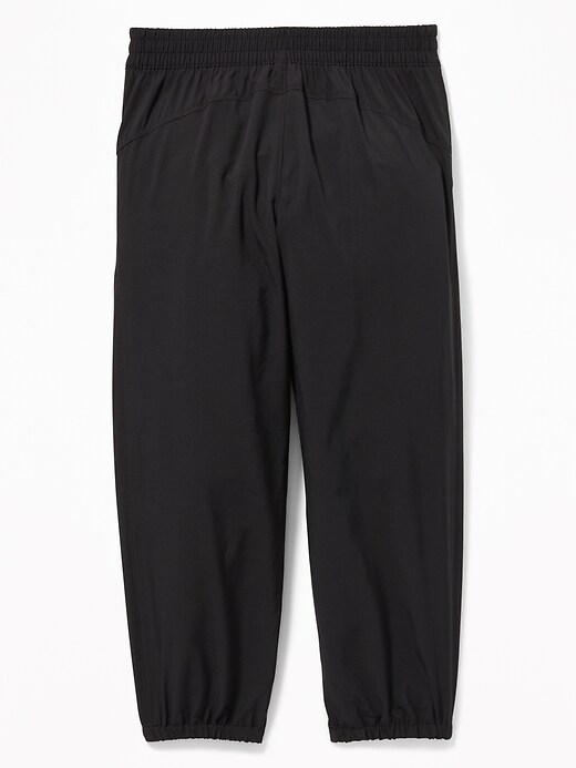 View large product image 2 of 3. Quick-Dry 4-Way Stretch Cropped Joggers for Girls