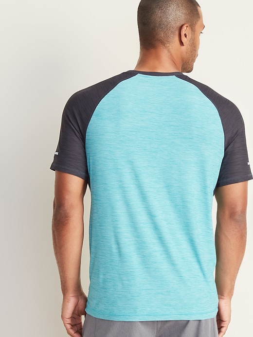 Image number 2 showing, Ultra-Soft Breathe ON Color-Blocked Tee