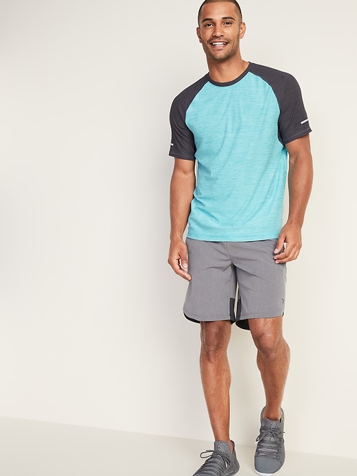 Image number 3 showing, Ultra-Soft Breathe ON Color-Blocked Tee