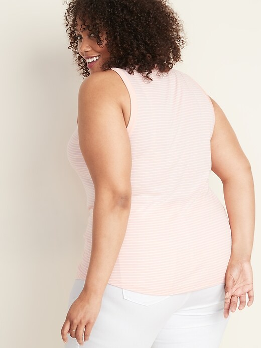 Image number 2 showing, Slim-Fit Plus-Size High-Neck Tank