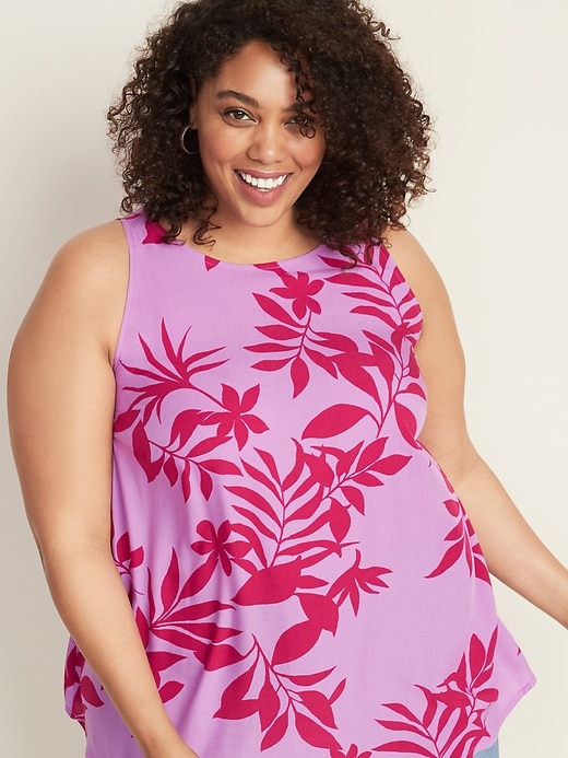 Image number 4 showing, Plus-Size High-Neck Sleeveless Top