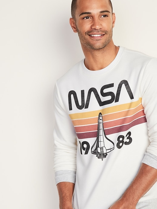 Image number 1 showing, NASA&#174 "1983" Vintage-Graphic Sweatshirt