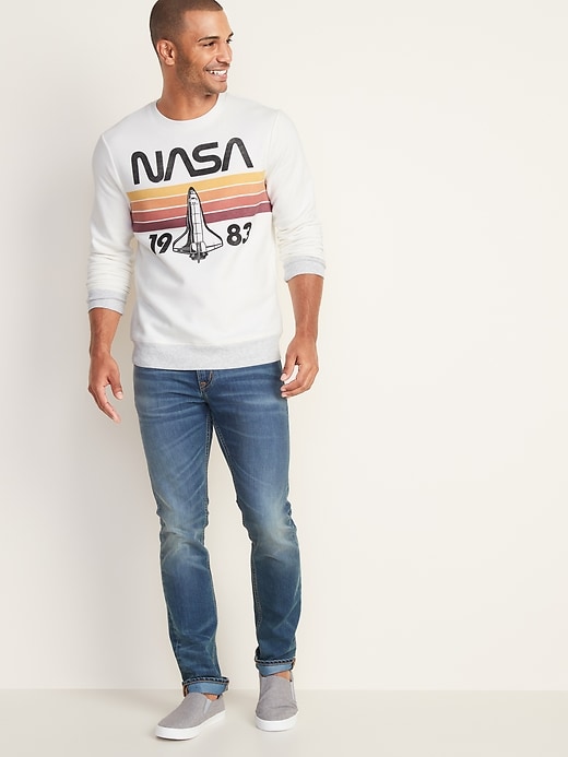 Image number 3 showing, NASA&#174 "1983" Vintage-Graphic Sweatshirt