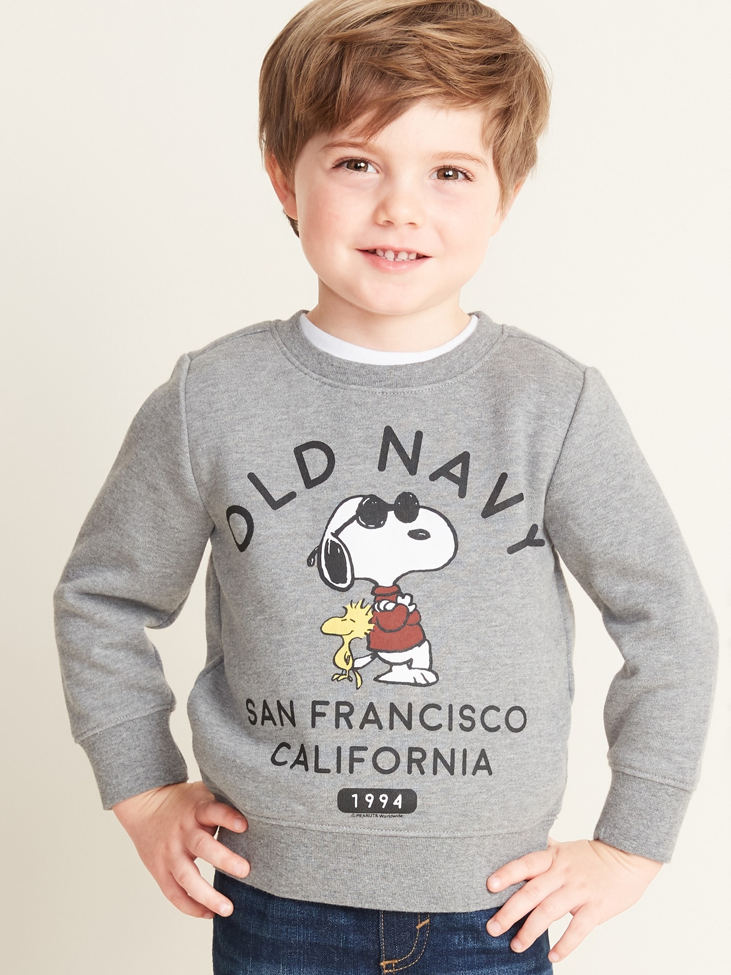 Third Street Sportswear Toddler Boy's Usn Captain Snoopy Tee