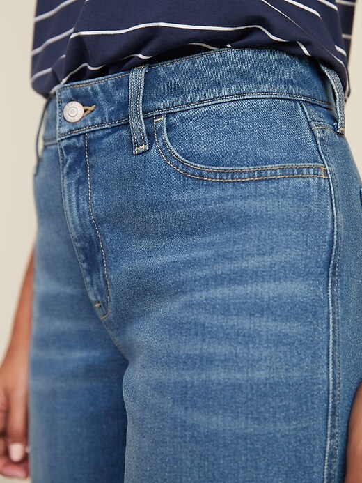 Image number 4 showing, High-Waisted Wide-Leg Ankle Jeans For Women