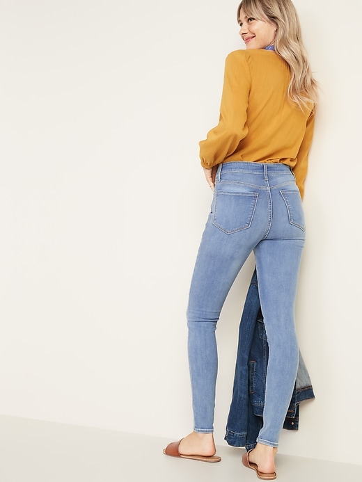 Image number 2 showing, High-Waisted Rockstar Built-In Sculpt Super Skinny Jeans For Women