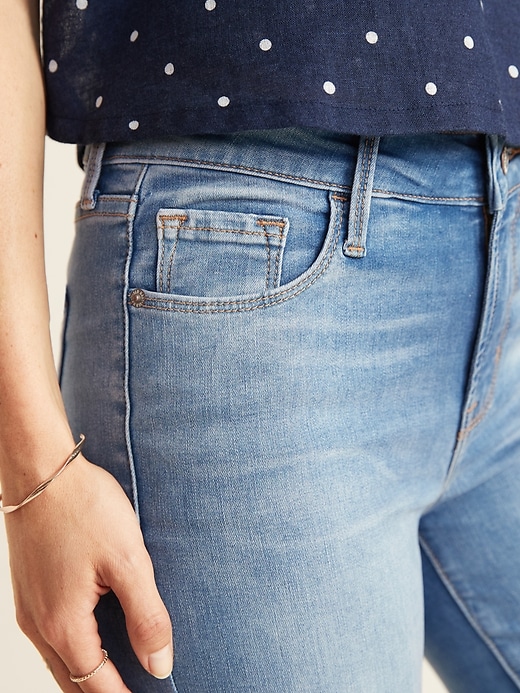 Image number 4 showing, Mid-Rise Built-In Sculpt Rockstar Jeans for Women
