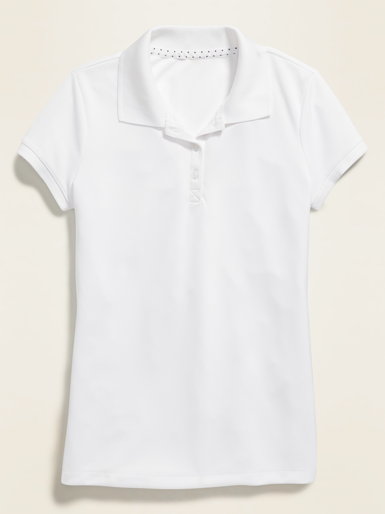 Girls moisture outlet wicking polo