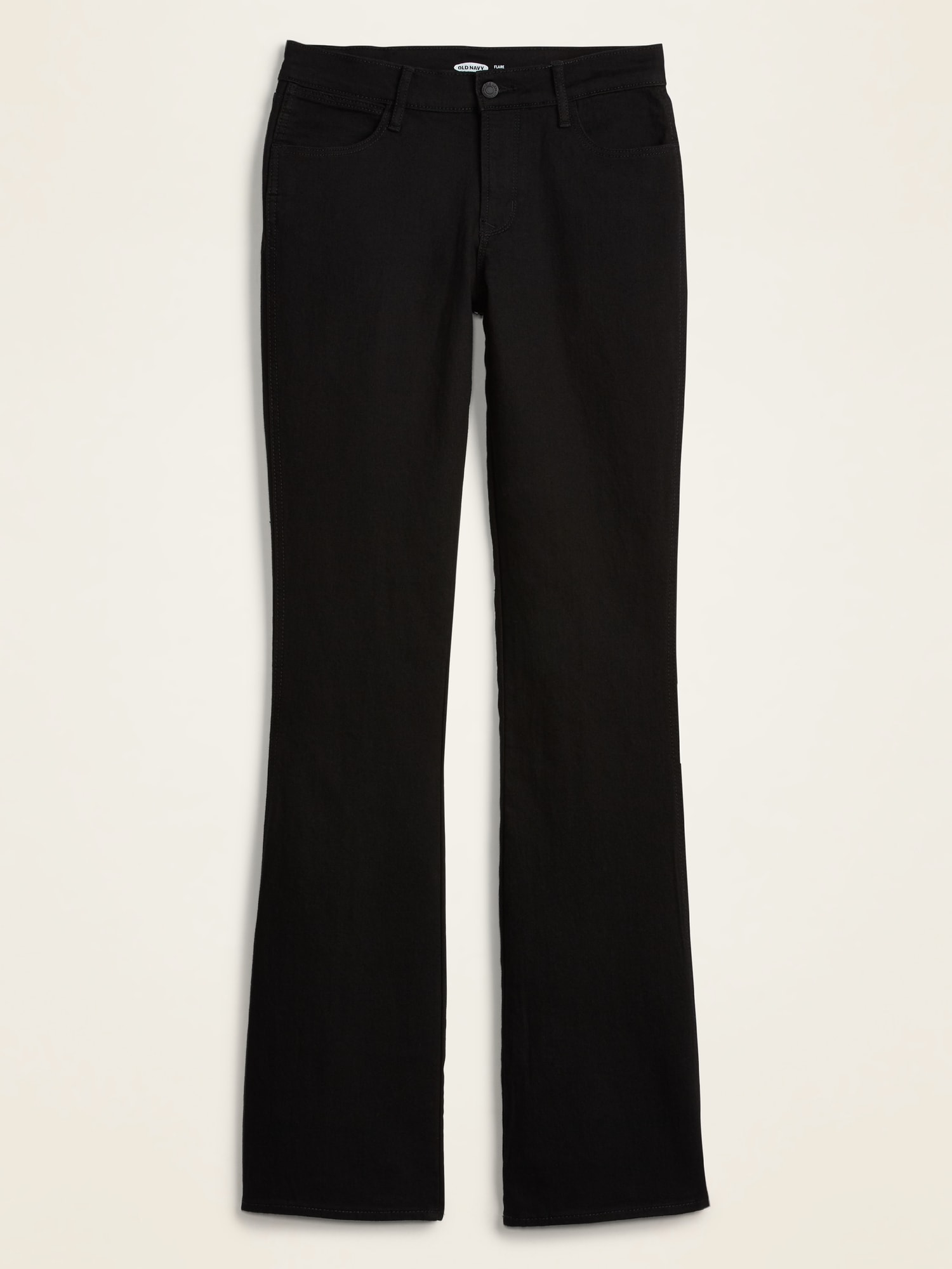 mid rise flare pants