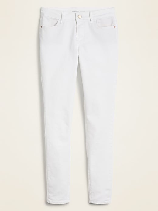 Image number 5 showing, White Super Skinny Ankle Jeans for Women