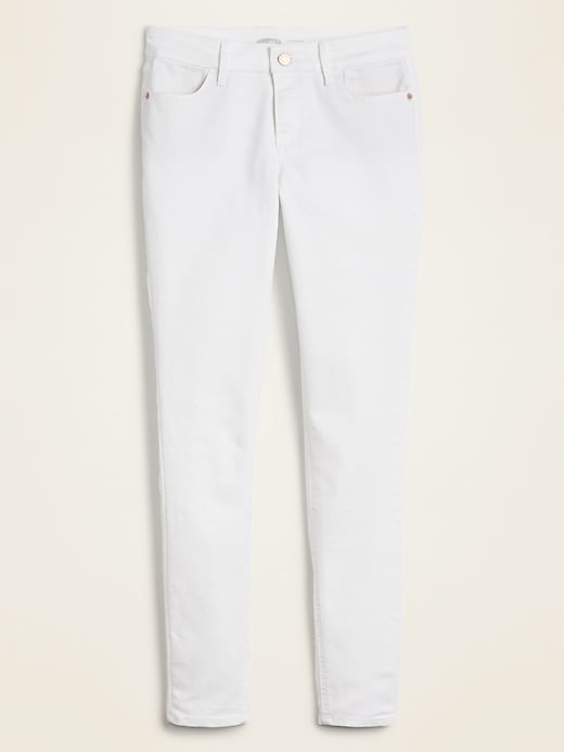 Image number 6 showing, White Super Skinny Ankle Jeans for Women