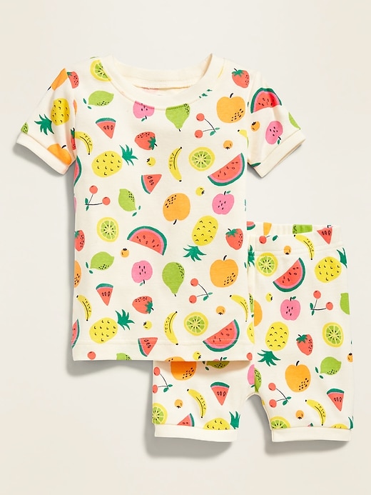 View large product image 1 of 1. Fruit-Print Sleep Set For Toddler & Baby