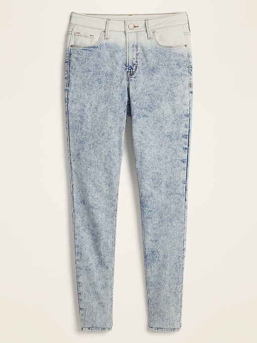 Image number 5 showing, High-Waisted Dip-Dye Rockstar Super Skinny Jeans For Women