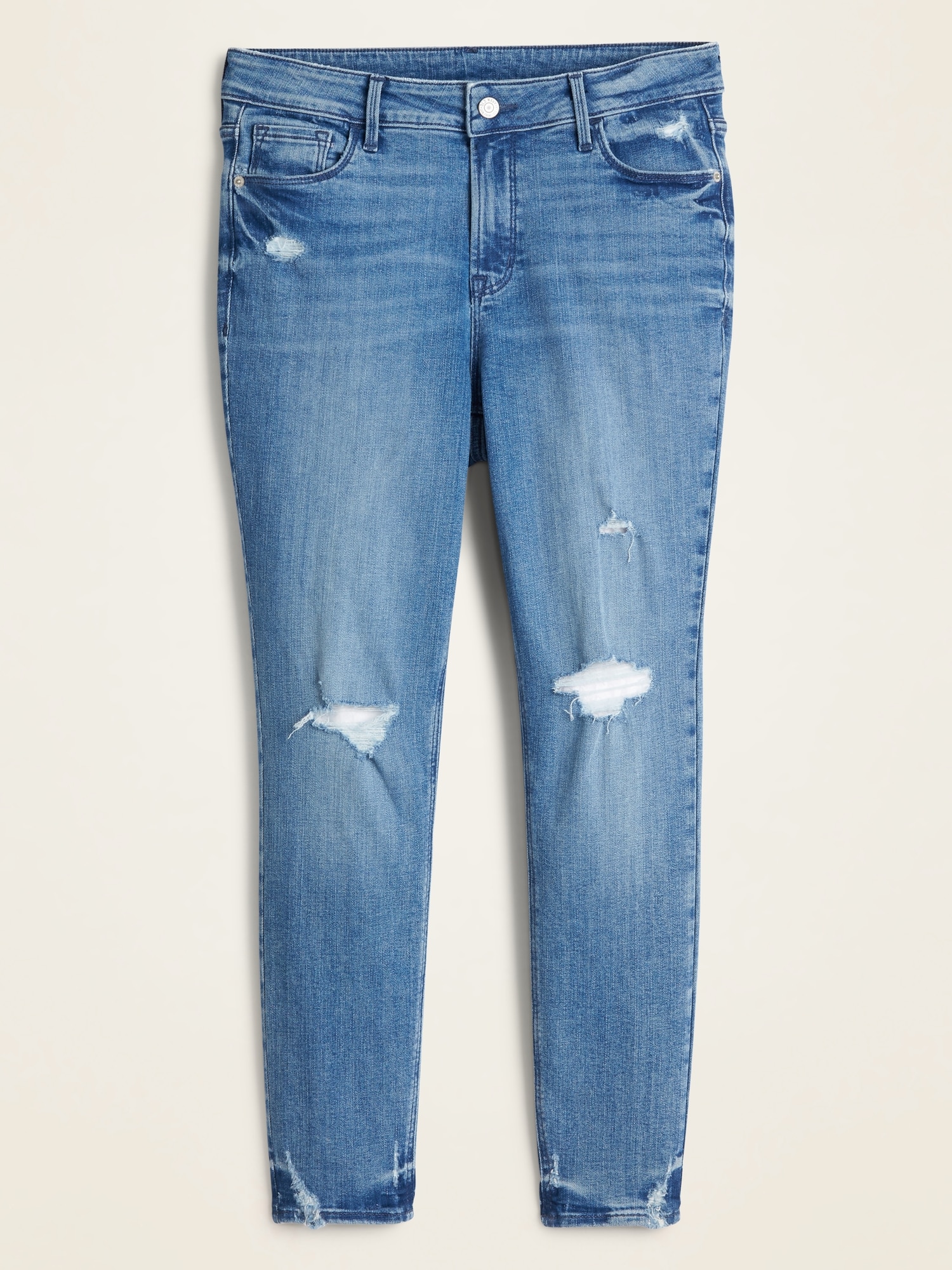 old navy distressed rockstar jeans