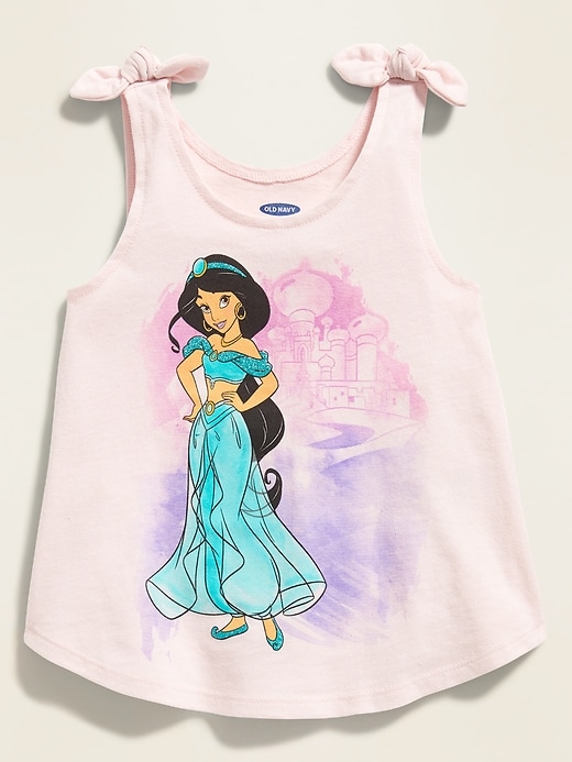 View large product image 1 of 2. Disney&#169 Aladdin Jasmine Bow-Tie Shoulder Tank for Toddler Girls