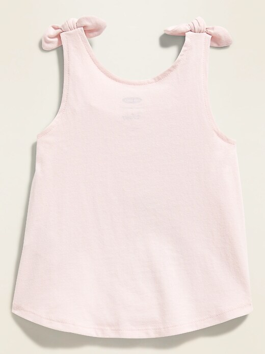 View large product image 2 of 2. Disney&#169 Aladdin Jasmine Bow-Tie Shoulder Tank for Toddler Girls