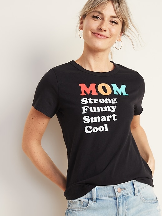 View large product image 1 of 1. EveryWear Mini-Me Graphic Tee for Women