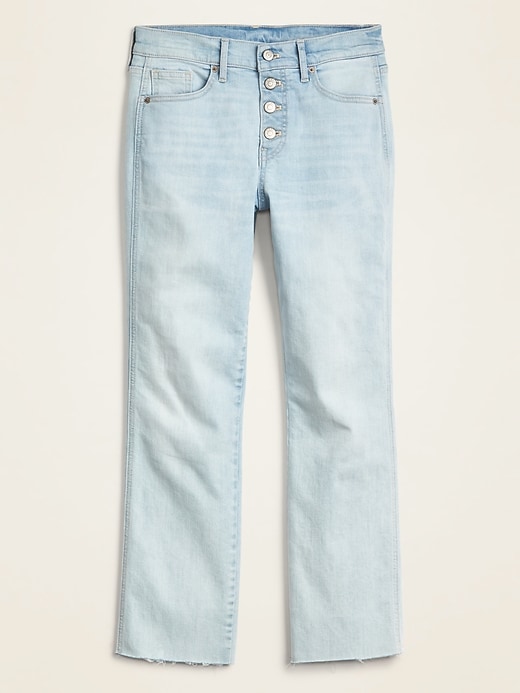Image number 5 showing, High-Waisted Button-Fly Flare Ankle Rockstar Jeans For Women