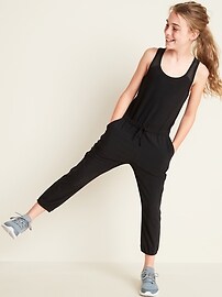 View large product image 3 of 3. Ultra-Soft Breathe ON Built-In Flex Jumpsuit for Girls