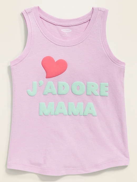 View large product image 1 of 2. Graphic Jersey Tank for Toddler & Baby