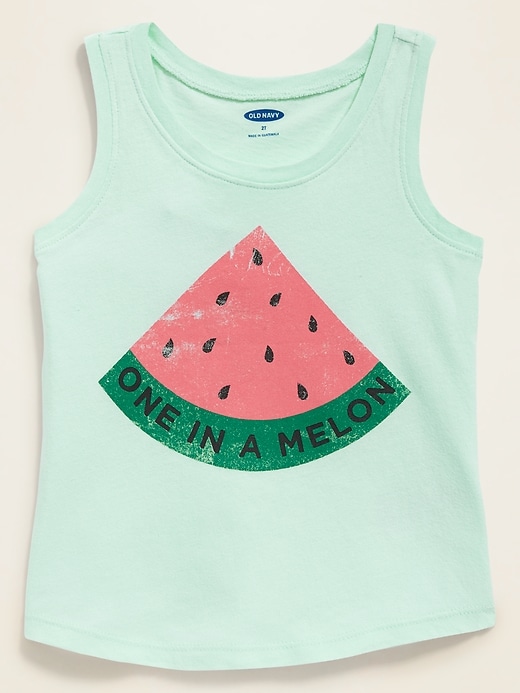 View large product image 1 of 1. Graphic Jersey Tank for Toddler & Baby