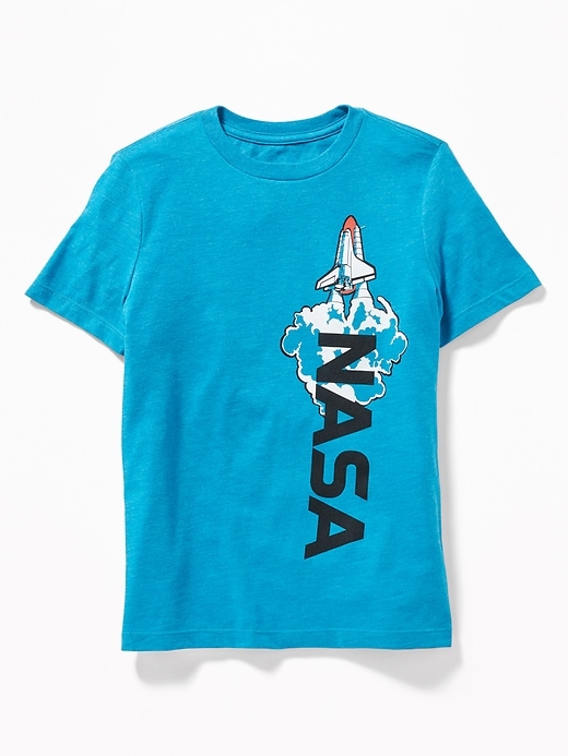 View large product image 1 of 2. NASA&#174 Rocket-Graphic Tee for Boys