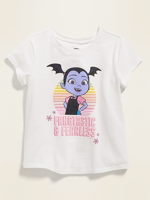 View large product image 1 of 2. Disney&#169 Vampirina "Fangtastic & Fearless" Tee for Toddler Girls