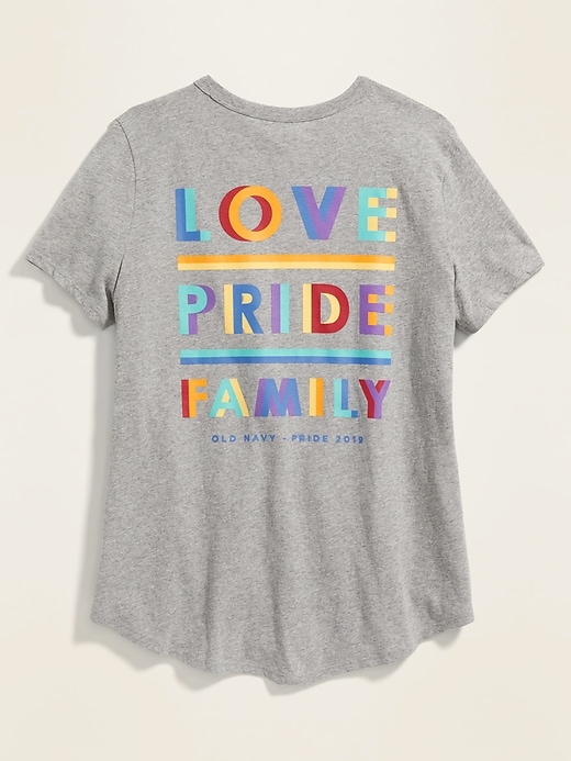 View large product image 2 of 2. 2019 Pride Graphic Plus-Size Tee