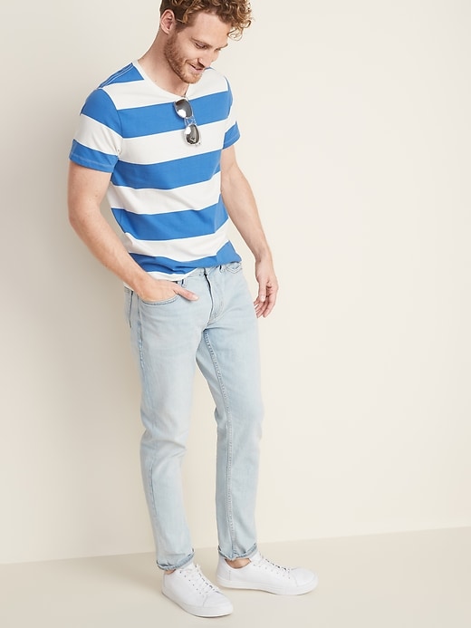 Image number 3 showing, Soft-Washed Bold-Stripe Tee