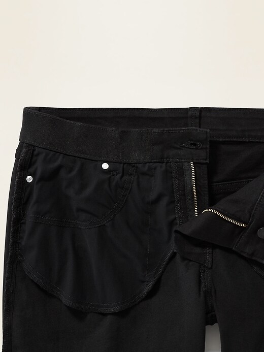 Image number 4 showing, High-Waisted Secret-Smooth Pockets + Waistband Power Slim Straight Plus-Size Jeans