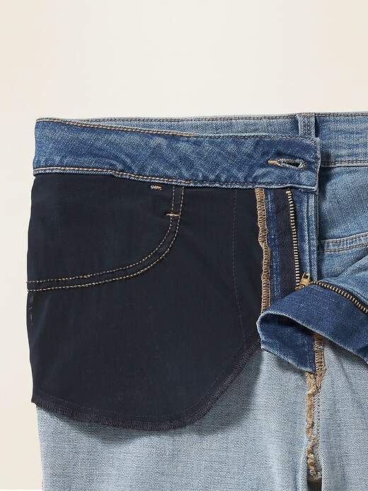 Image number 4 showing, High-Waisted Plus-Size Secret-Slim Rockstar Super Skinny Jeans