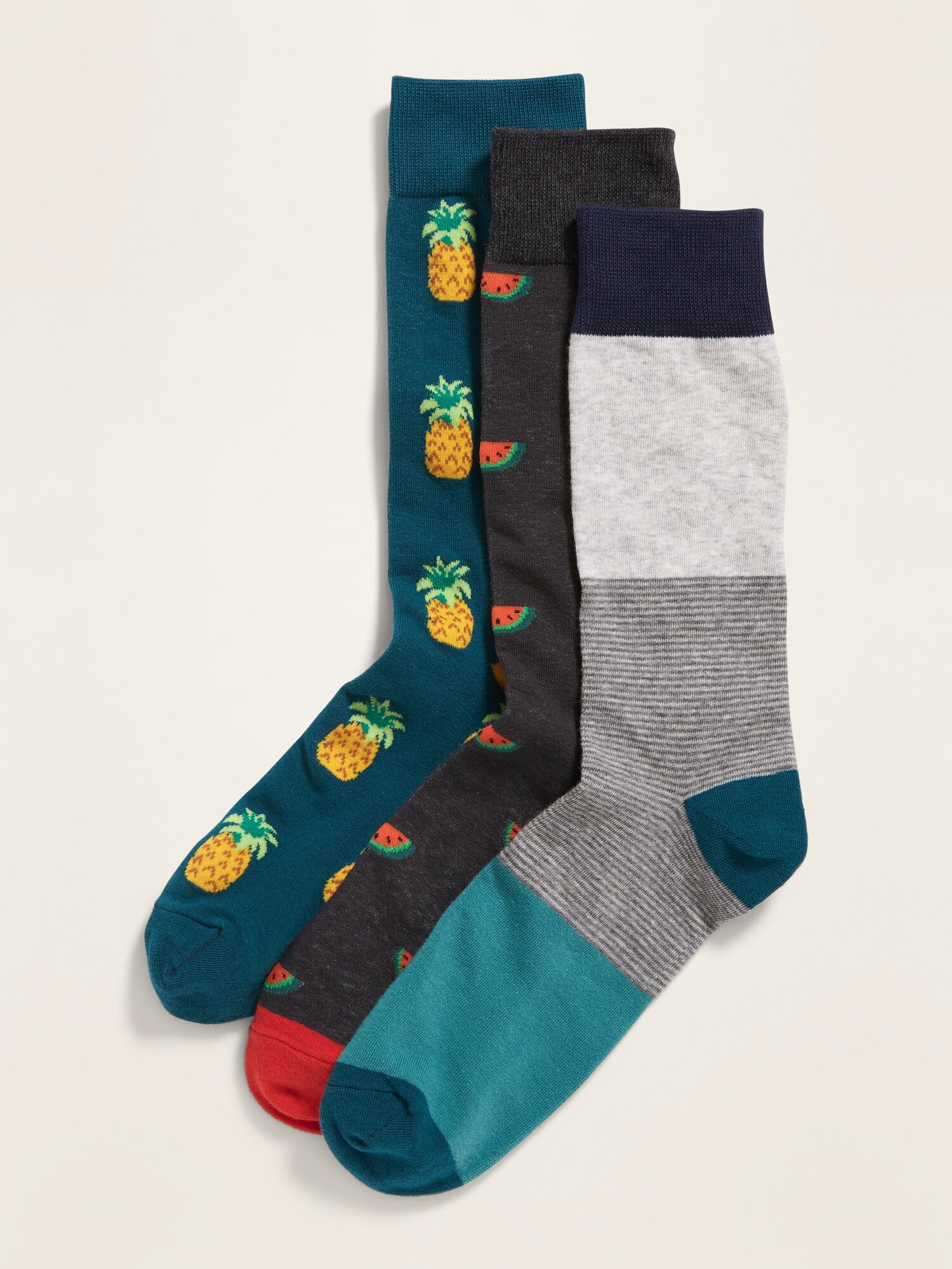 Printed Socks 3-Pack for Men | Old Navy