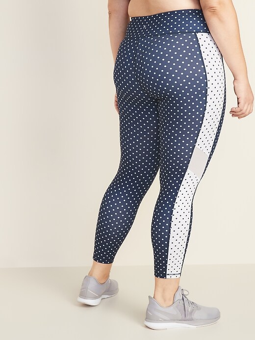 View large product image 2 of 3. Plus-Size High-Waisted Elevate 7/8-Length Leggings
