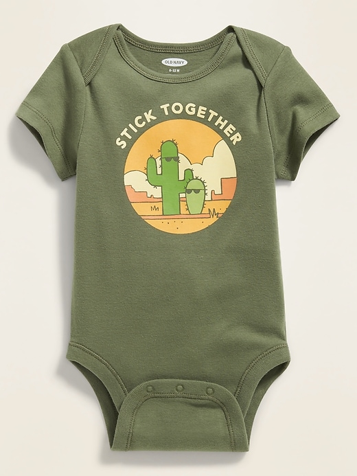 View large product image 1 of 1. Graphic Bodysuit for Baby