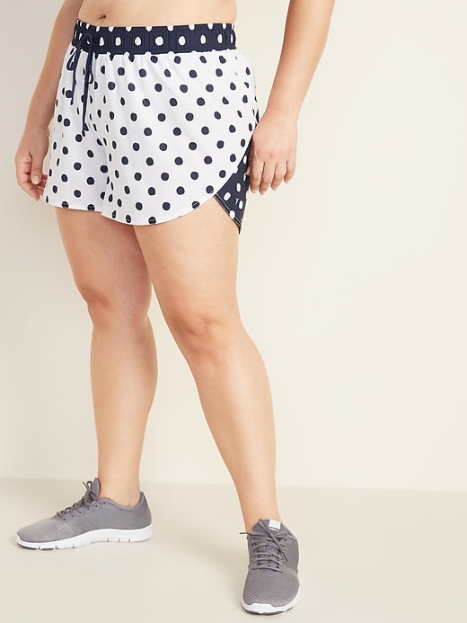 View large product image 1 of 1. Plus-Size Run Shorts - 3.5-inch inseam