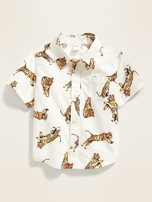 View large product image 1 of 1. Printed Pocket Shirt for Baby