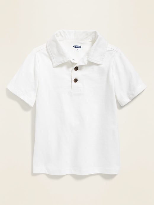 View large product image 1 of 1. Unisex Jersey Short-Sleeve Polo for Toddler